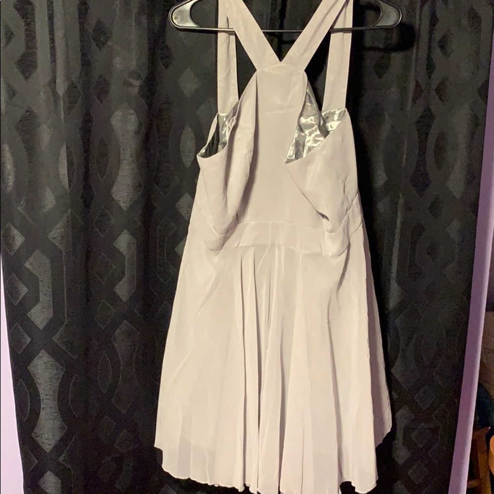 Grey homecoming/prom dress!